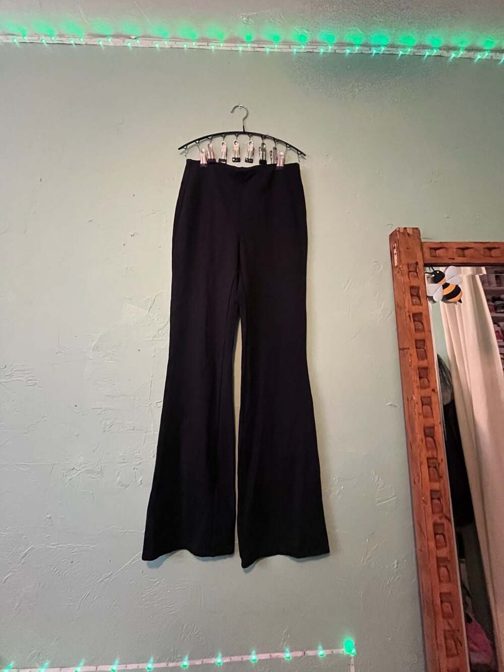 Halara Flare Pants Size S Tall Black High Waist